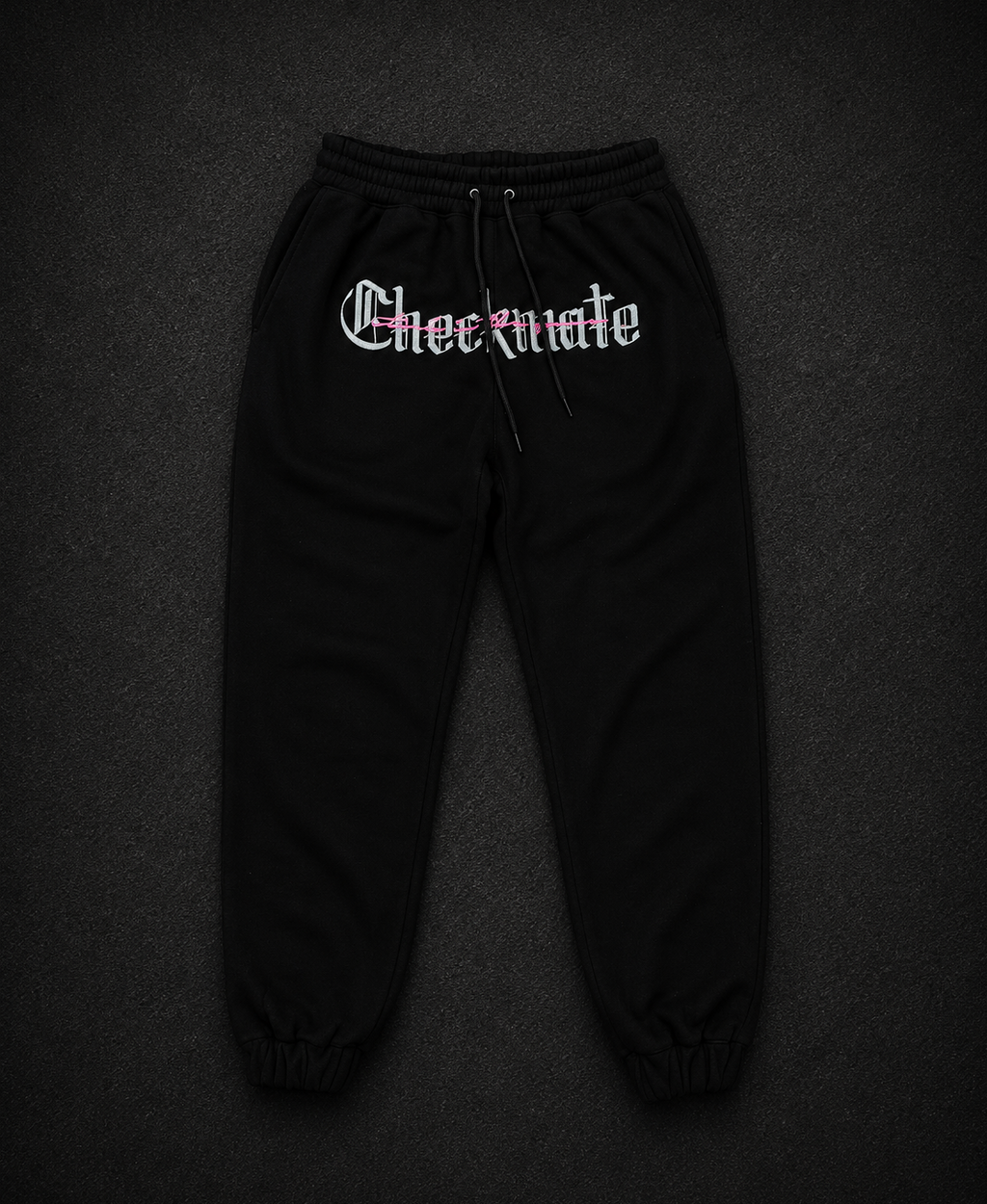 Elite Pink Checkmate trackpants