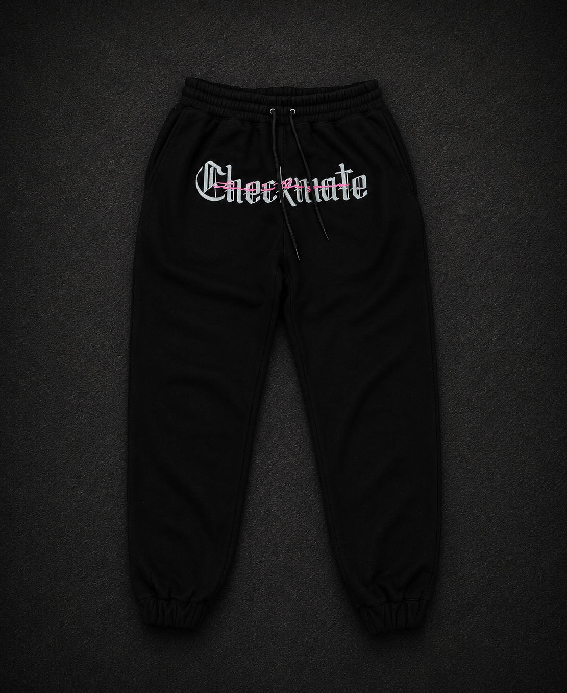 Elite Pink Checkmate trackpants