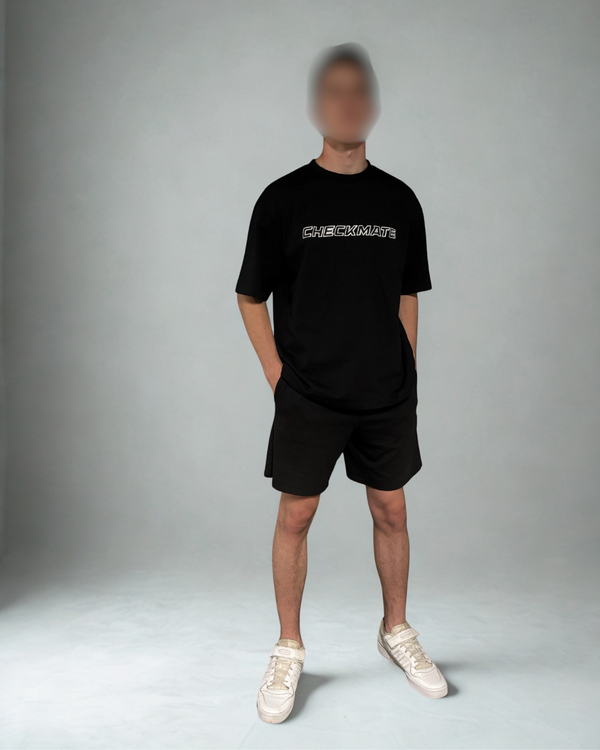 vertical tee BLACK/WHITE