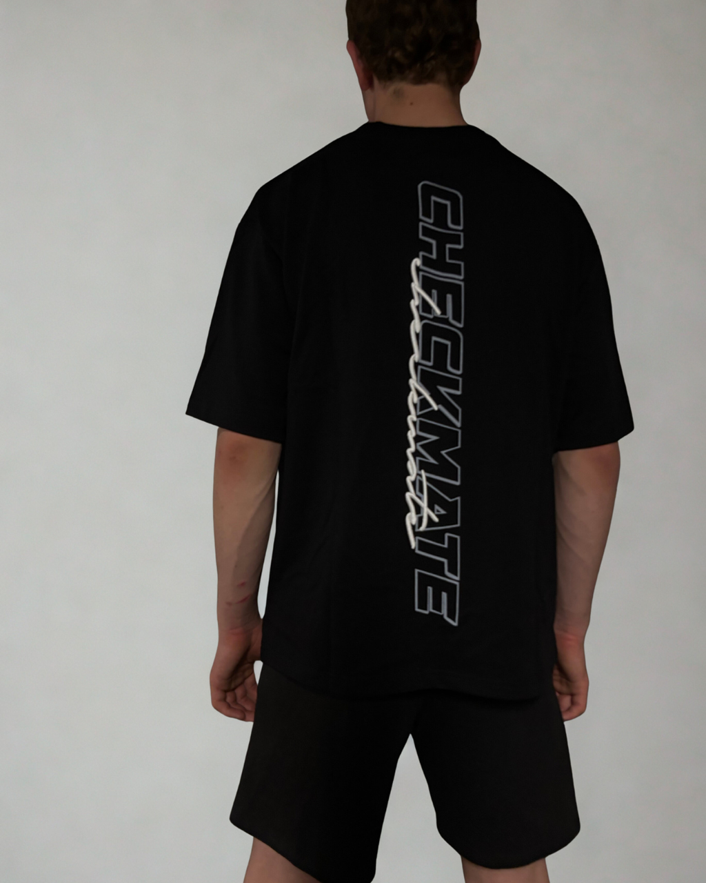 vertical tee BLACK/WHITE