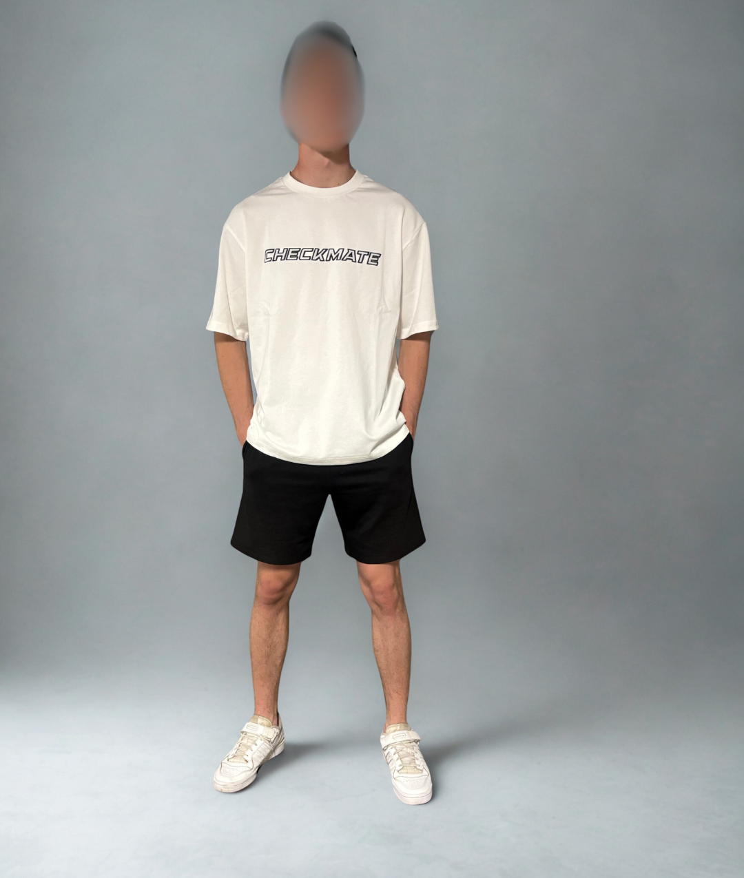 vertical tee WHITE/BLACK