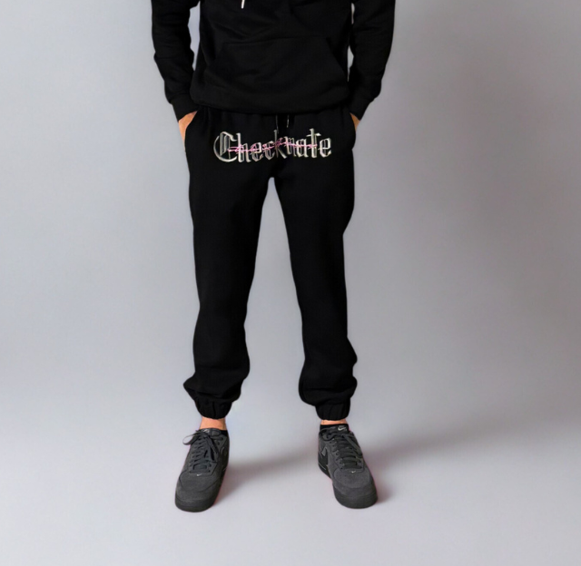 Elite Pink Checkmate trackpants