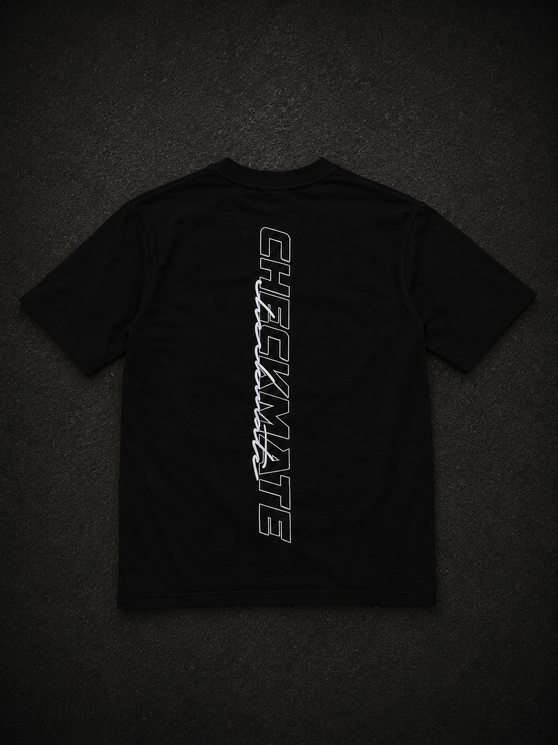 vertical tee BLACK/WHITE