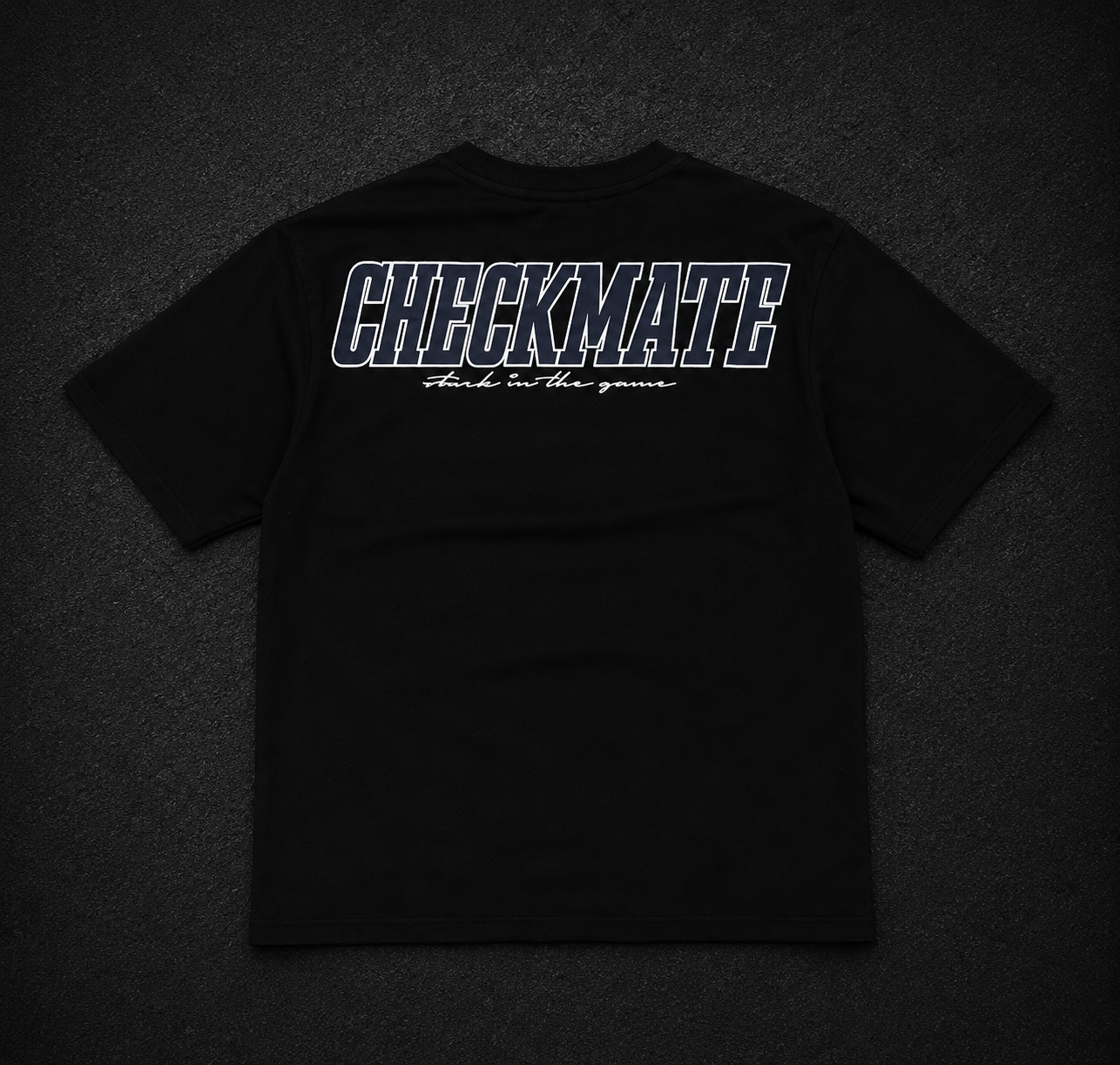 Checkmate core- shadow grey tee