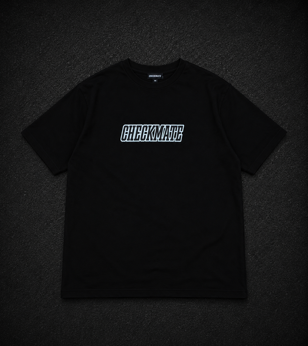 Checkmate core- shadow grey tee
