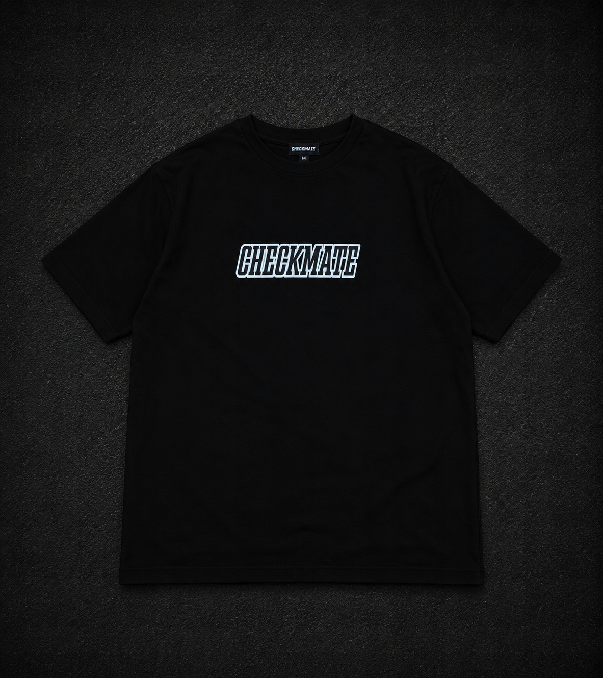 Checkmate core- shadow grey tee