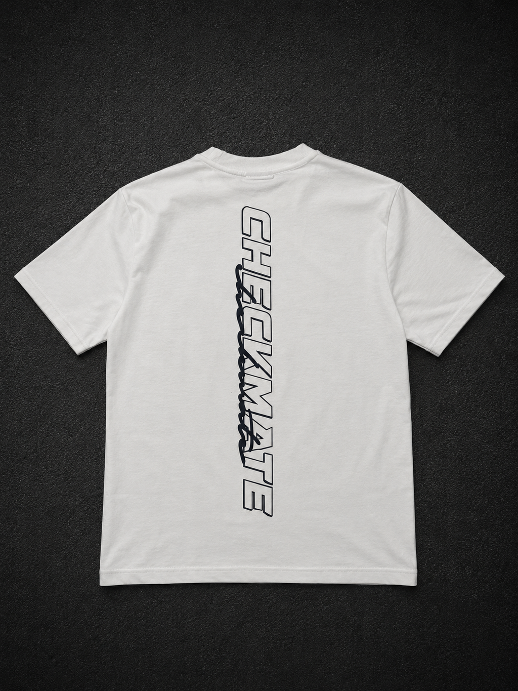 vertical tee WHITE/BLACK