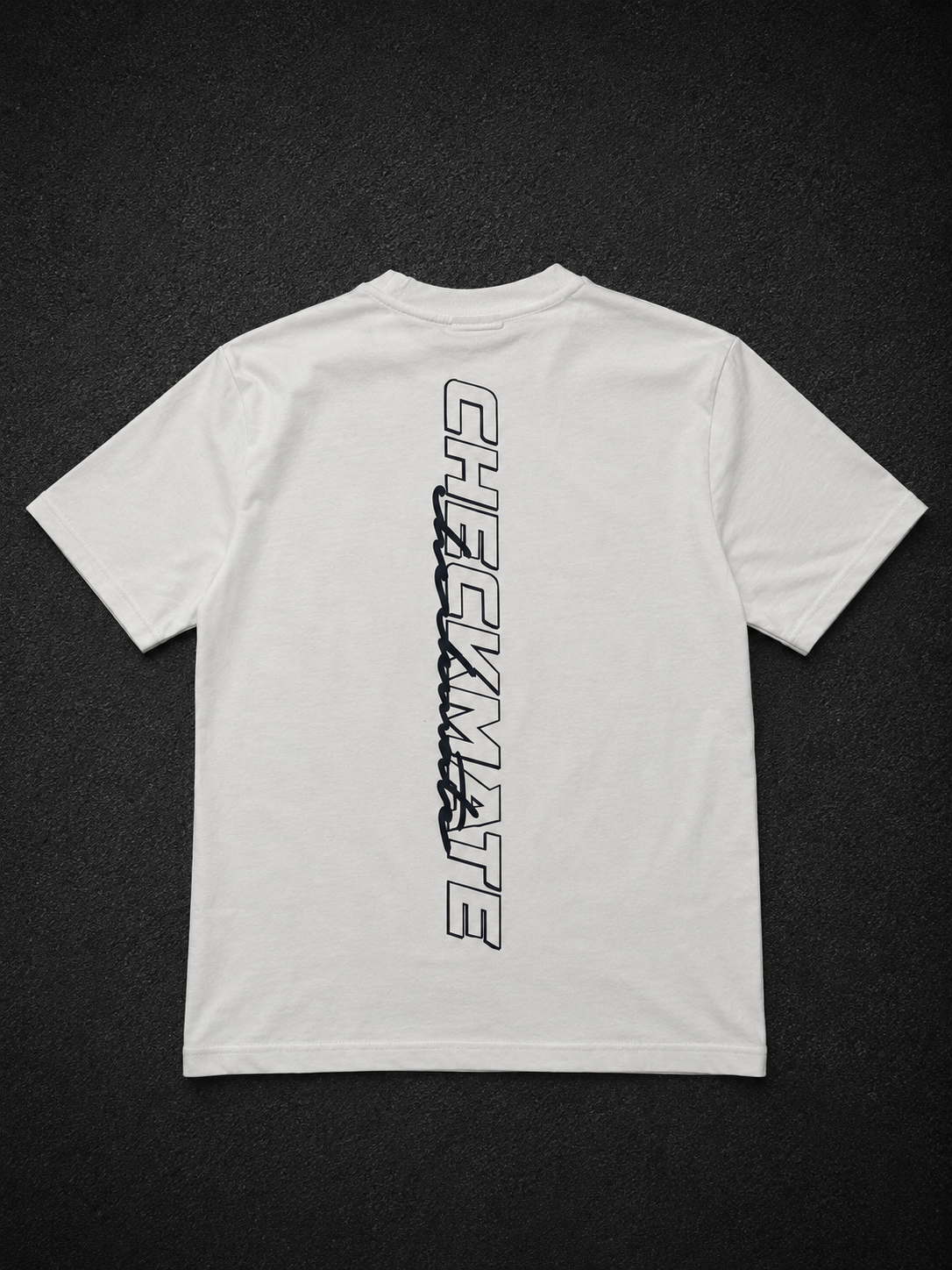 vertical tee WHITE/BLACK