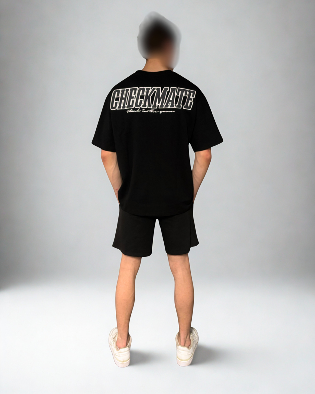 Checkmate core- shadow grey tee