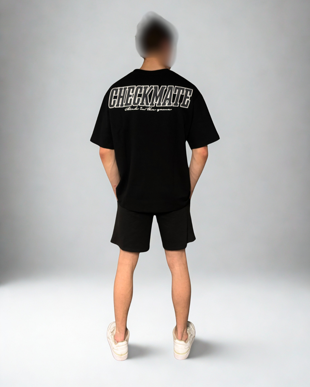 Checkmate core- shadow grey tee