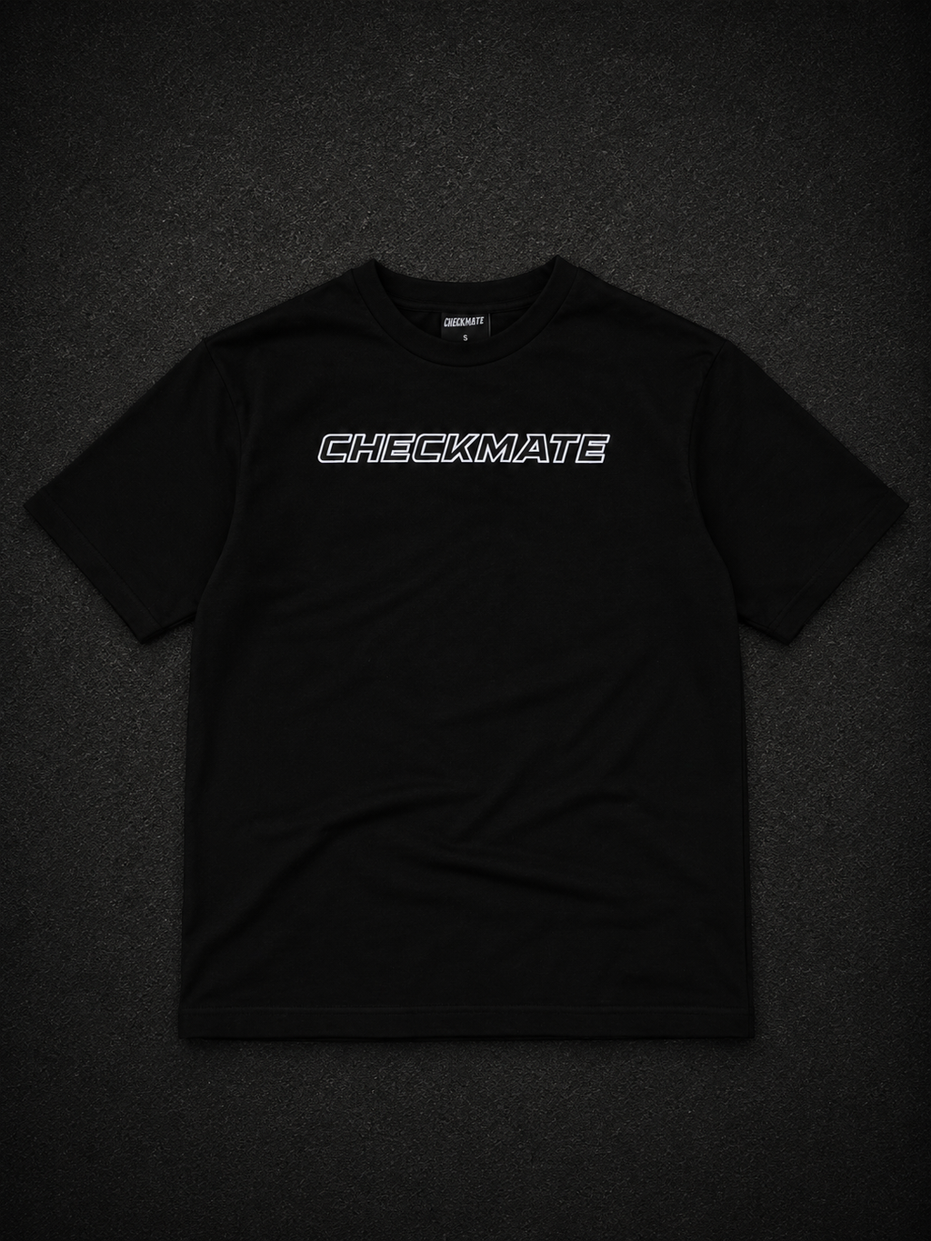 vertical tee BLACK/WHITE