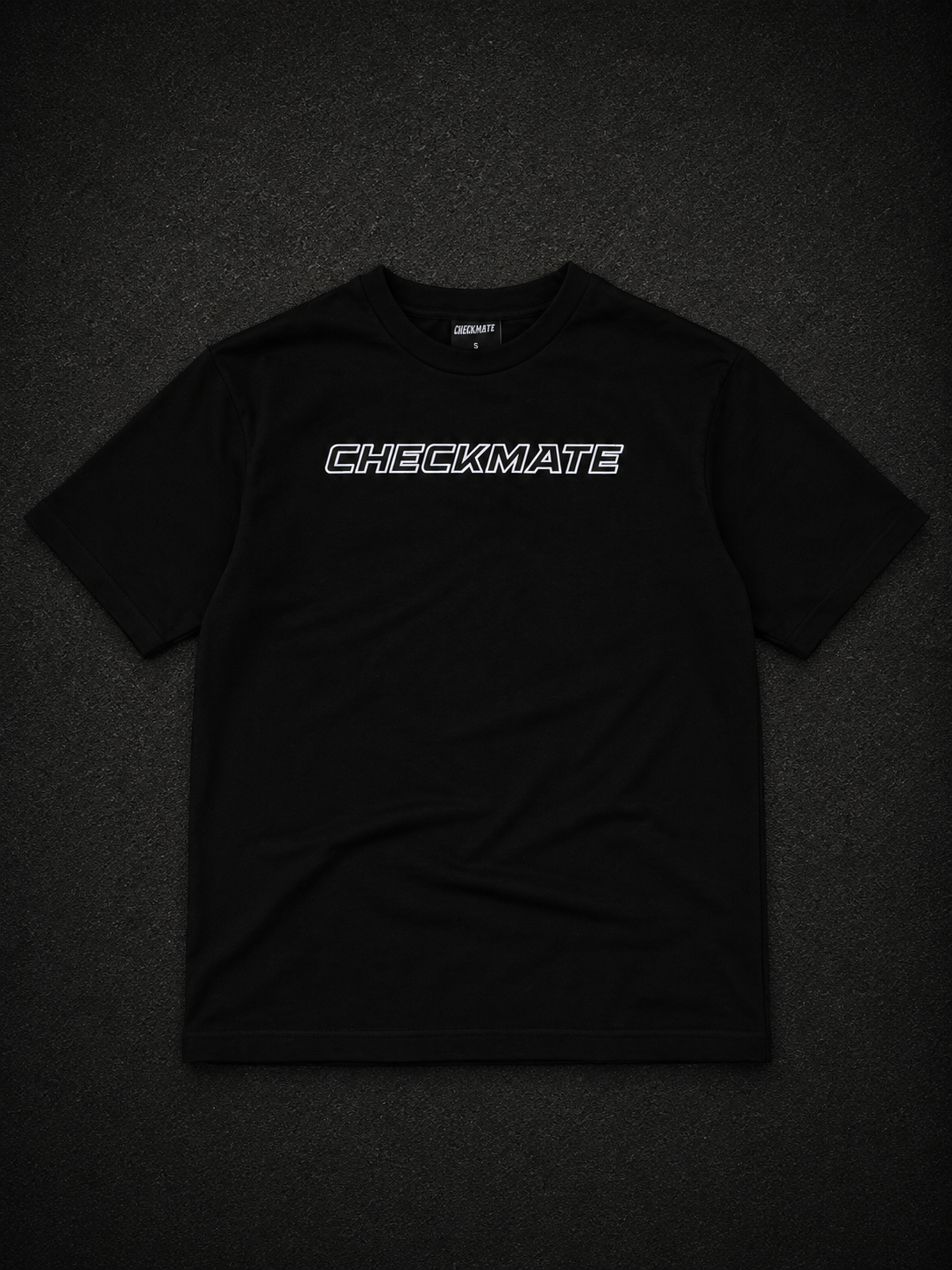 vertical tee BLACK/WHITE