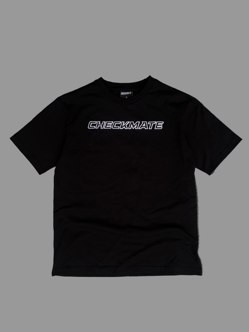 vertical tee BLACK/WHITE