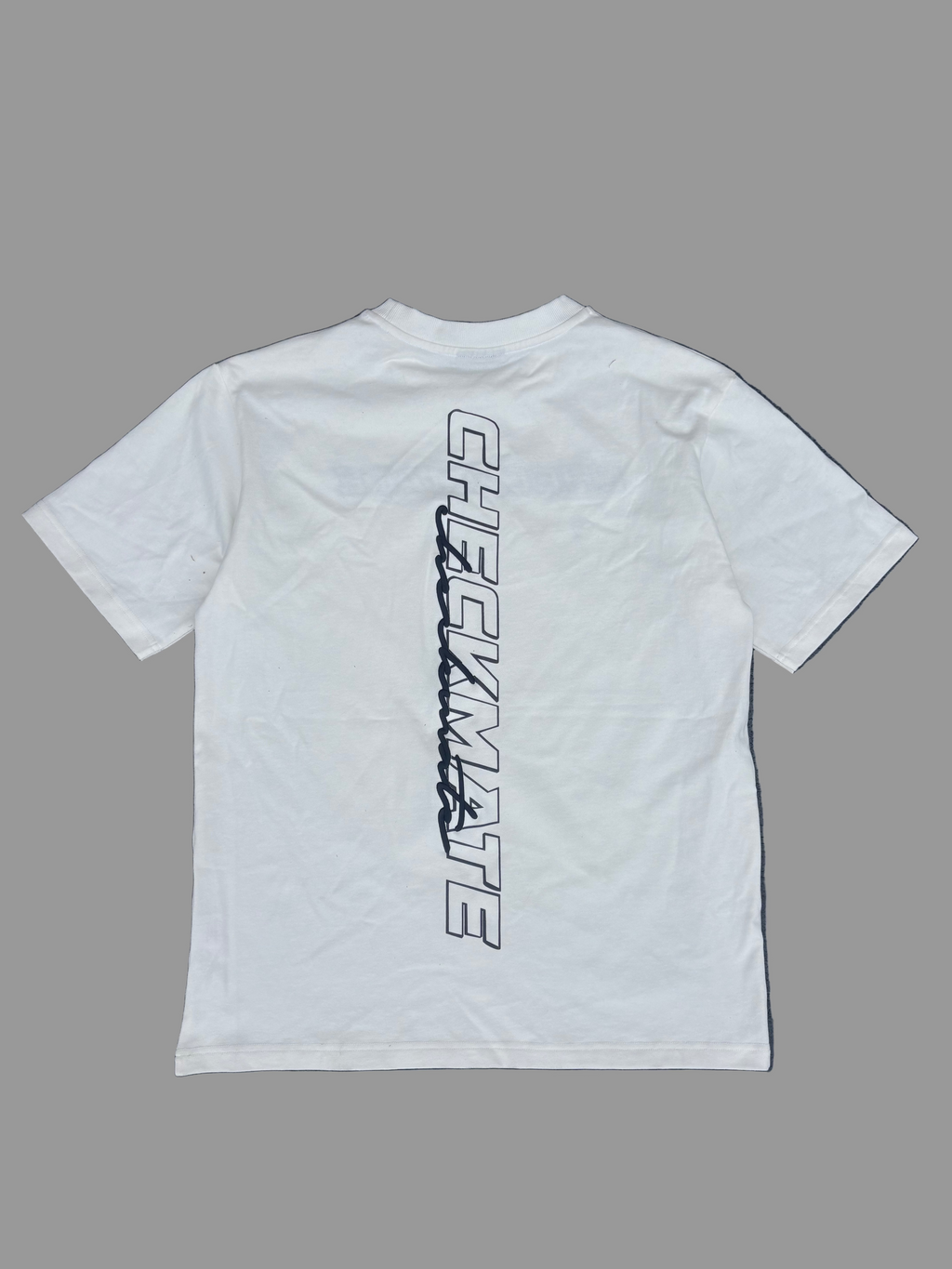 vertical tee WHITE/BLACK