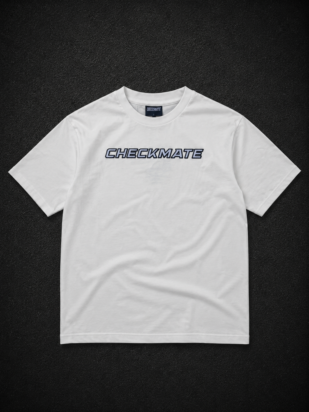 vertical tee WHITE/BLACK