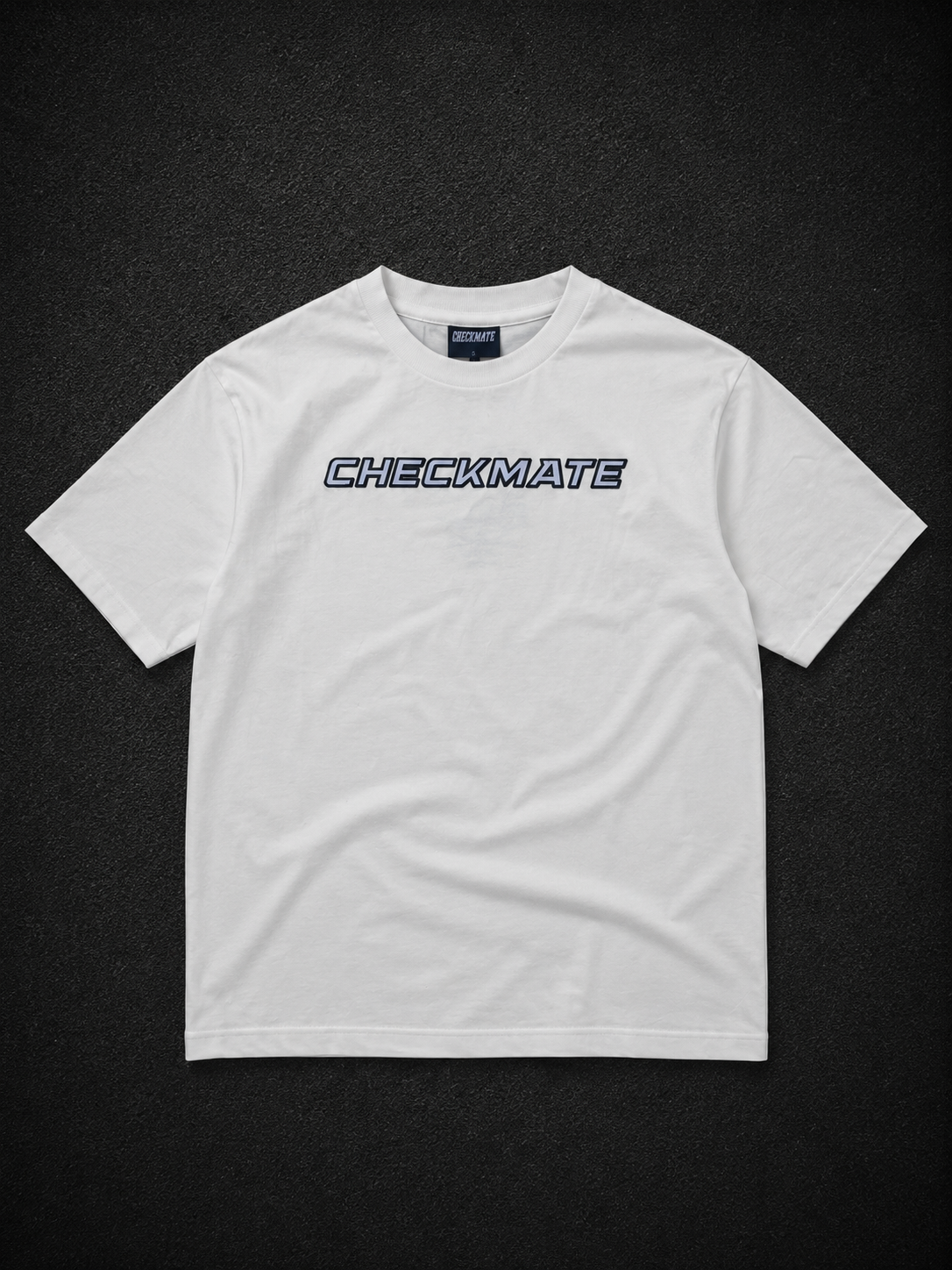 vertical tee WHITE/BLACK